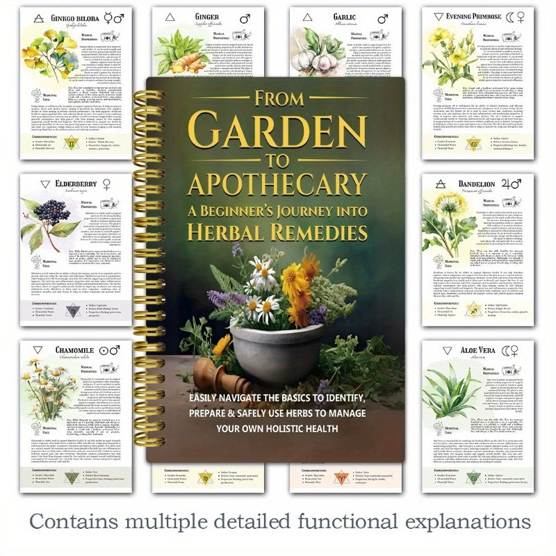 Herbal Gardens Wellness - Libro de bienestar diario natural y