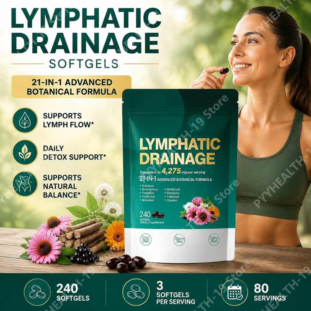 Cápsulas de Drenaje Linfático, - Herbal Wellness Blend reseña y precio